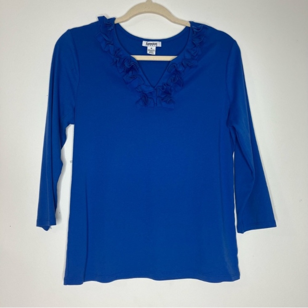 Hampshire Studio blue top M
